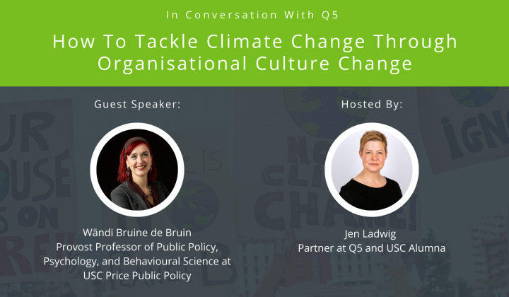 How To Tackle Climate Change Through Organisational Culture Change