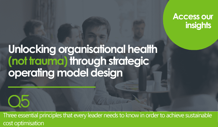 Unlocking organisational health