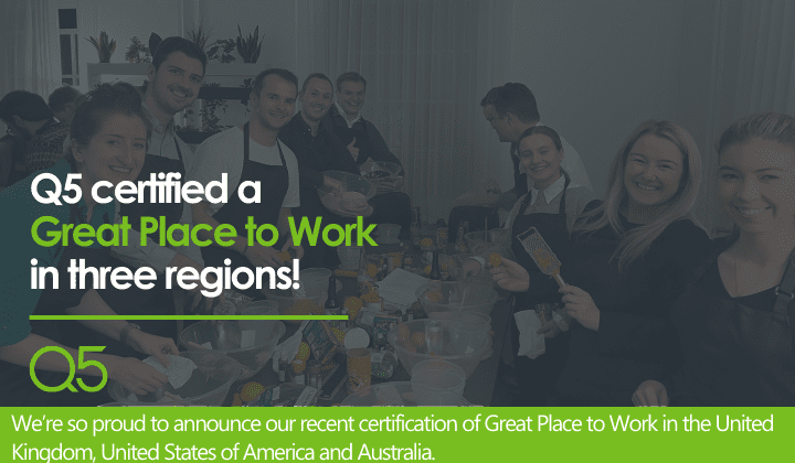 Q5 earns Great Place to Work certification