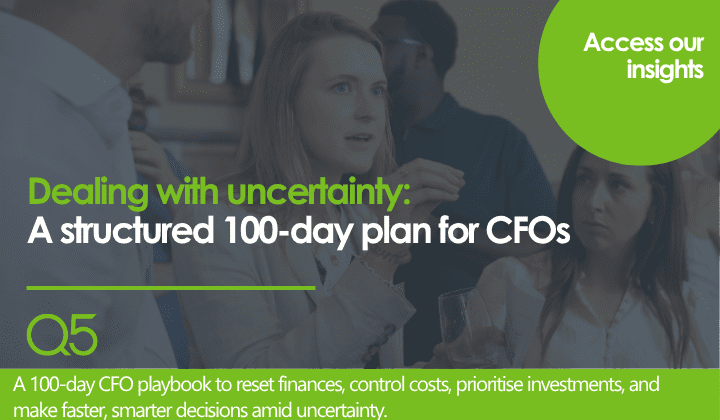 Dealing with uncertainty: a 100 day plan