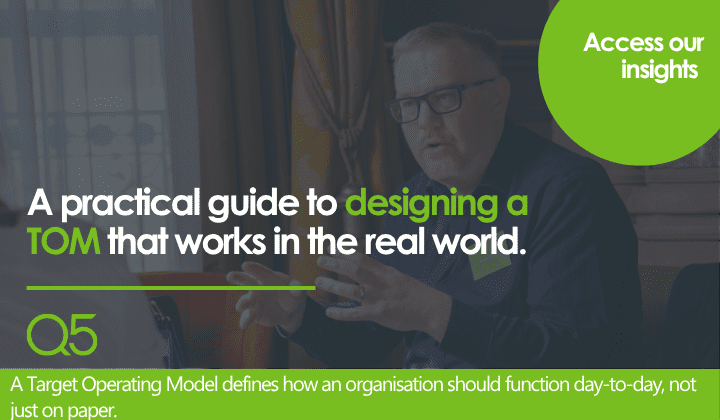 Design a Target Operating Model that actually works