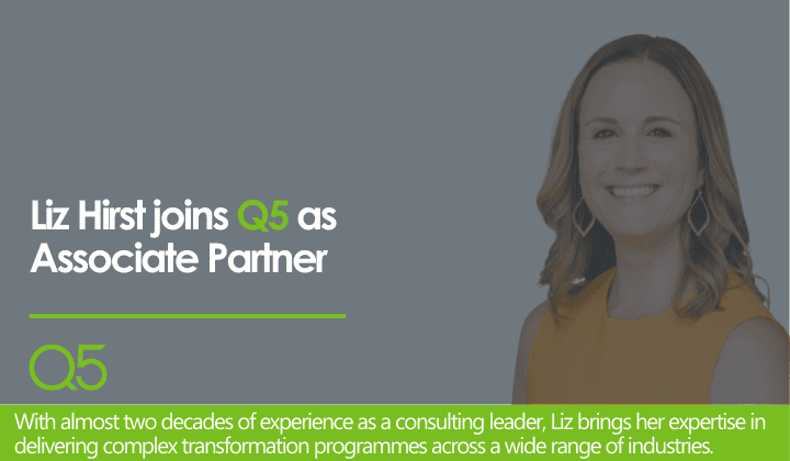 Q5 welcomes Liz Hirst as Associate Partner