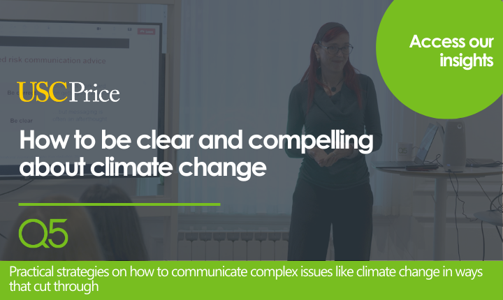 How to be clear and compelling about climate change