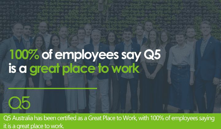 Q5 Australia recognised as a Great Place to Work