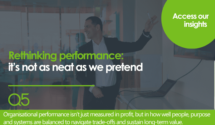 Rethinking performance: it’s not as neat as we pretend