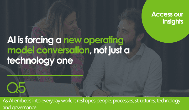 AI is a new operating model conversation