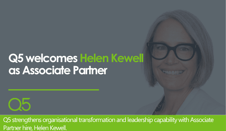 Q5 welcomes Helen Kewell as Associate Partner