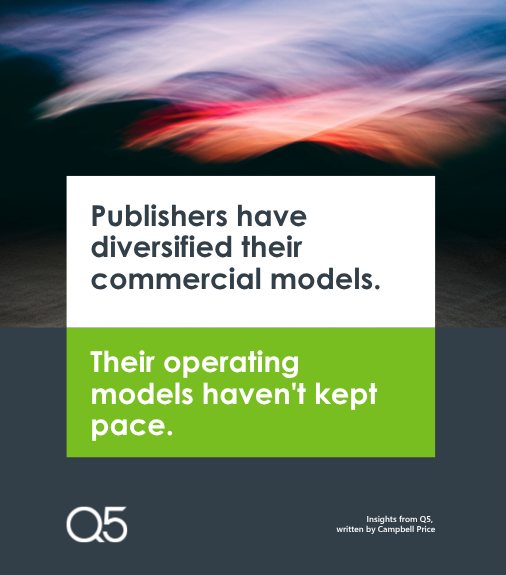 Why Publisher operating models must evolve